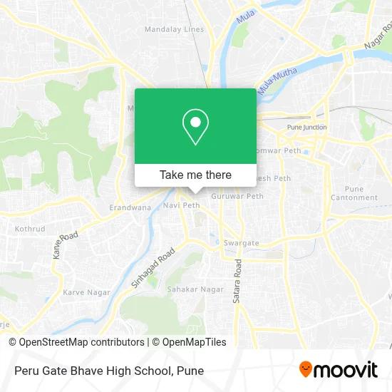 Peru Gate Bhave High School map