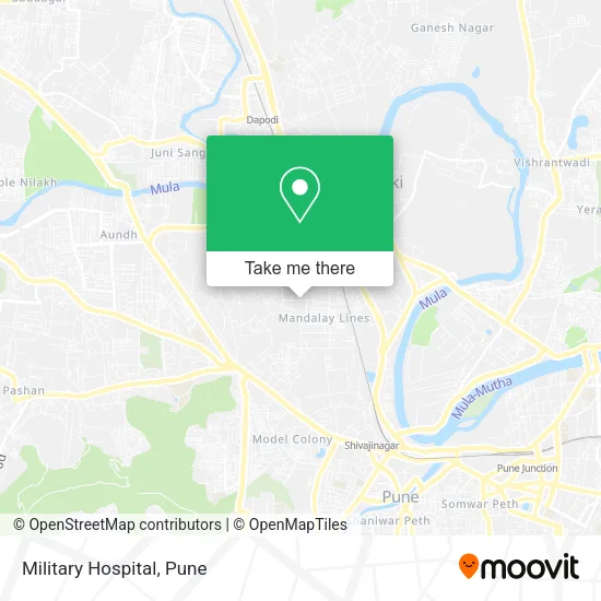 Military Hospital map