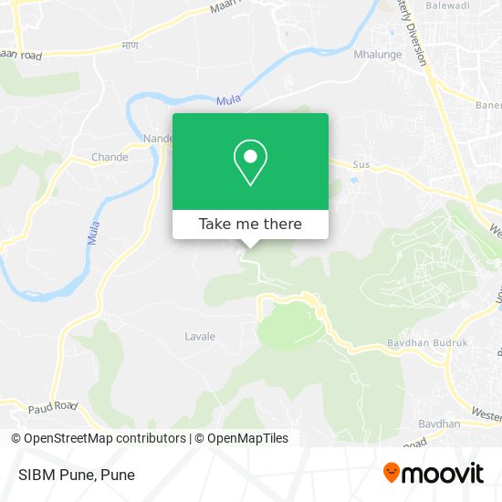 SIBM Pune map