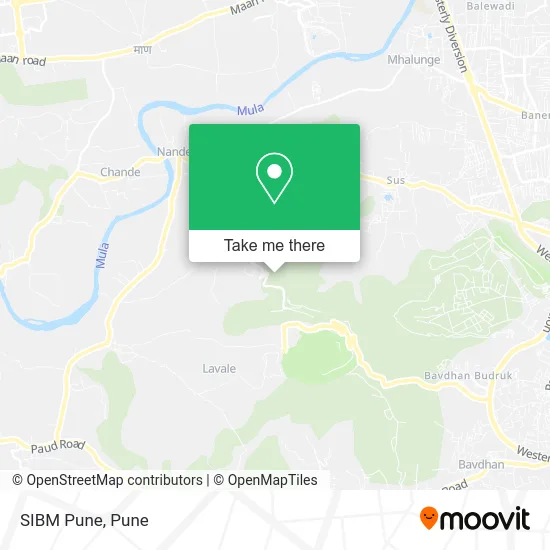 SIBM Pune map