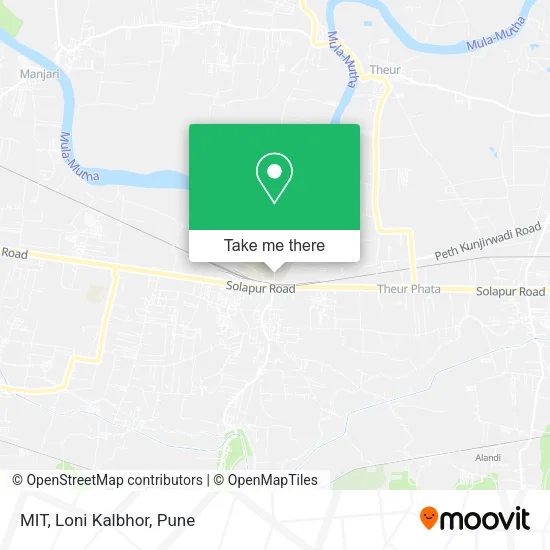 MIT, Loni Kalbhor map