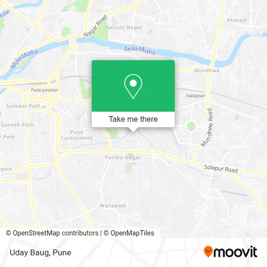 Uday Baug map