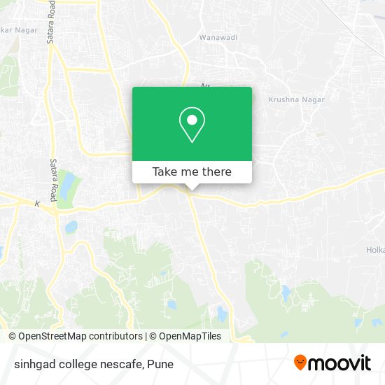 sinhgad college nescafe map