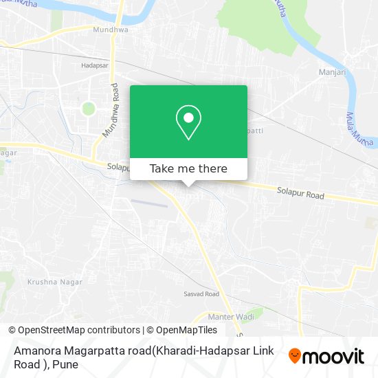 Amanora Magarpatta road(Kharadi-Hadapsar Link Road ) map