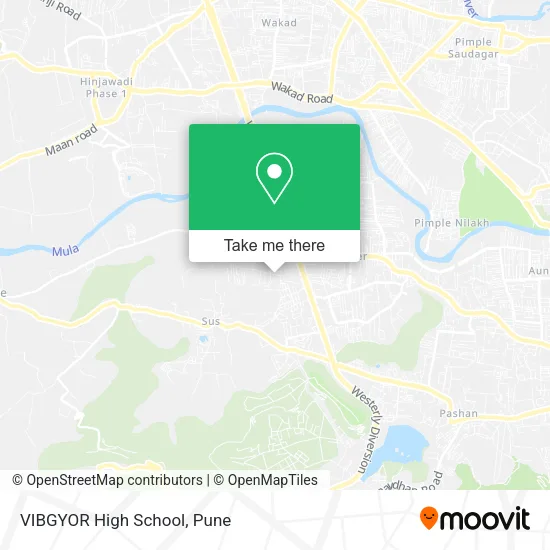 VIBGYOR High School map