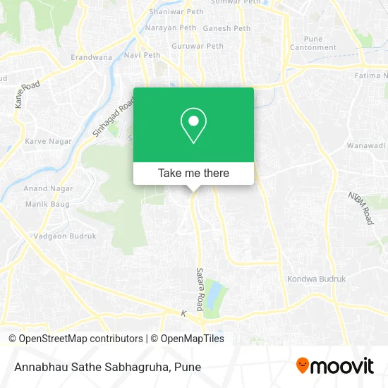 Annabhau Sathe Sabhagruha map