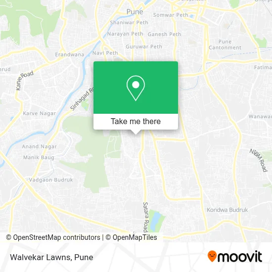 Walvekar Lawns map