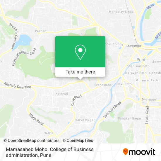 Mamasaheb Mohol College of Business administration map