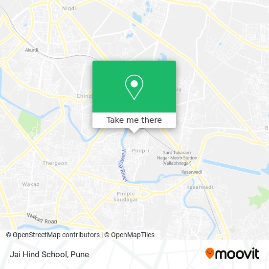 Jai Hind School map