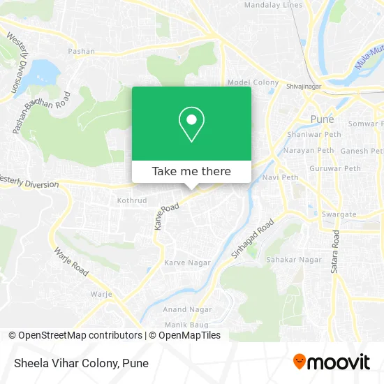 Sheela Vihar Colony map