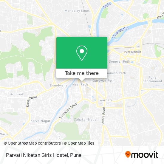 Parvati Niketan Girls Hostel map