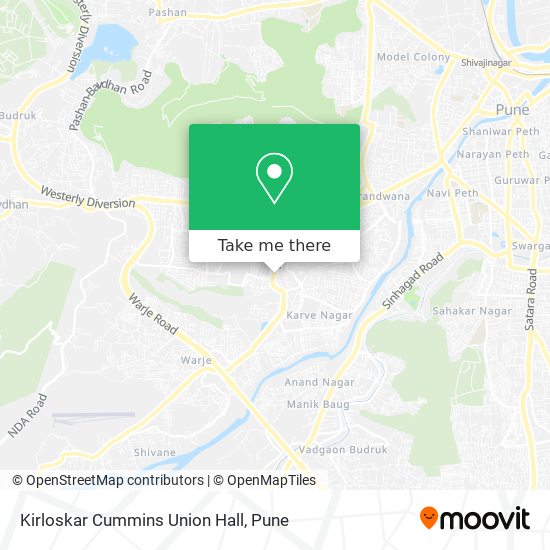 Kirloskar Cummins Union Hall map