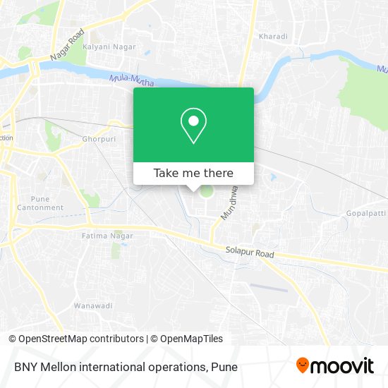 BNY Mellon international operations map