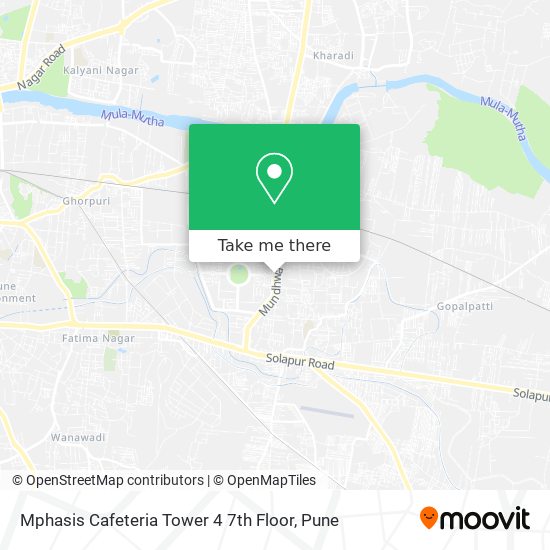 Mphasis Cafeteria Tower 4 7th Floor map