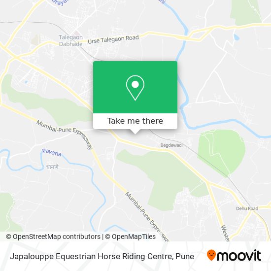 Japalouppe Equestrian Horse Riding Centre map