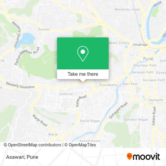 Asawari map