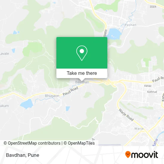 Bavdhan map
