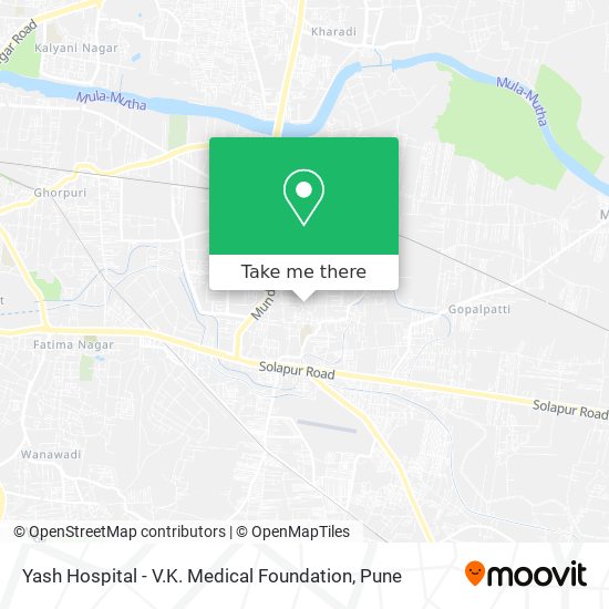 Yash Hospital - V.K. Medical Foundation map