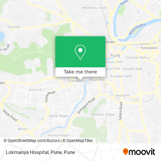 Lokmanya Hospital, Pune map