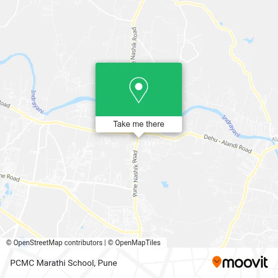 PCMC Marathi School map