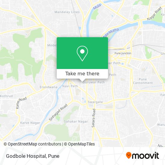 Godbole Hospital map