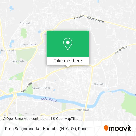 Pmc Sangamnerkar Hospital (N. G. O.) map