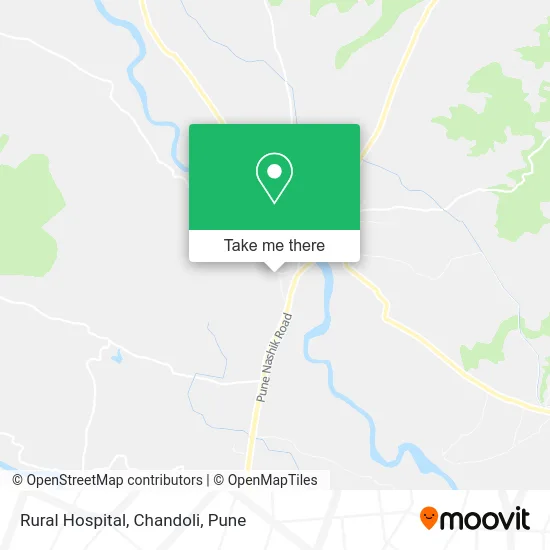 Rural Hospital, Chandoli map