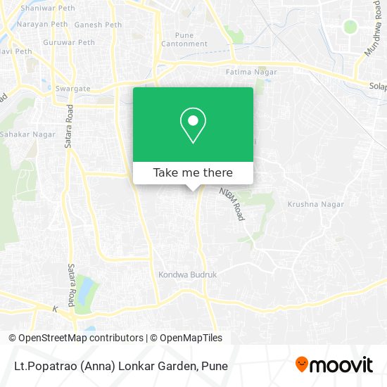 Lt.Popatrao (Anna) Lonkar Garden map