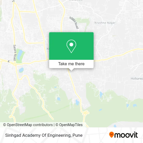 Sinhgad Academy Of Engineering map