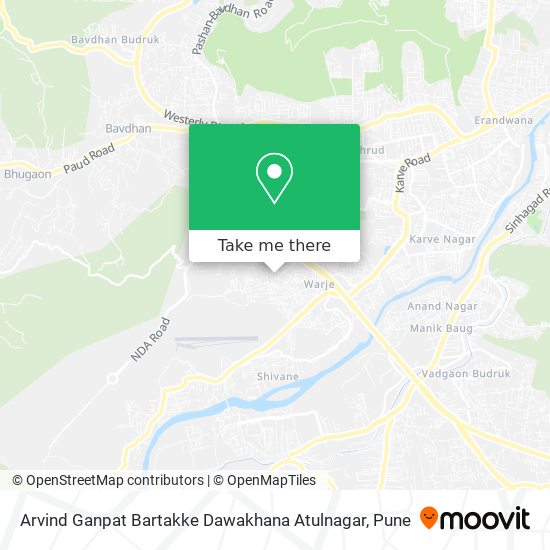 Arvind Ganpat Bartakke Dawakhana Atulnagar map