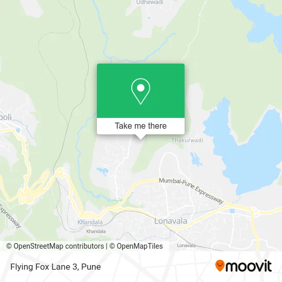 Flying Fox Lane 3 map