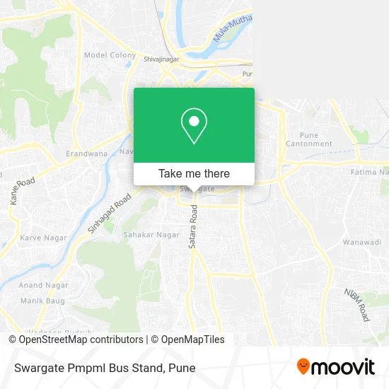 Swargate Pmpml Bus Stand map