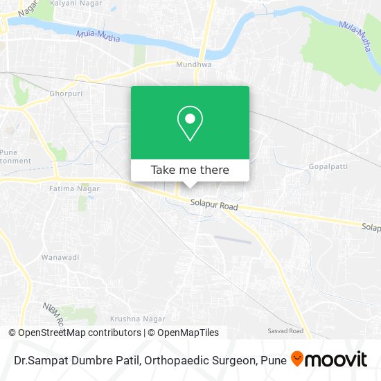 Dr.Sampat Dumbre Patil, Orthopaedic Surgeon map