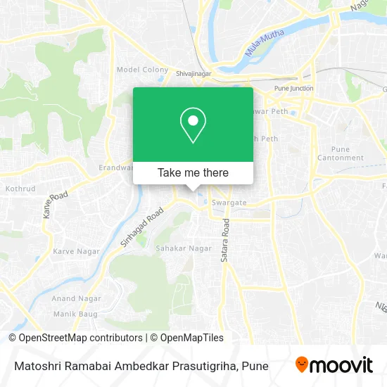 Matoshri Ramabai Ambedkar Prasutigriha map