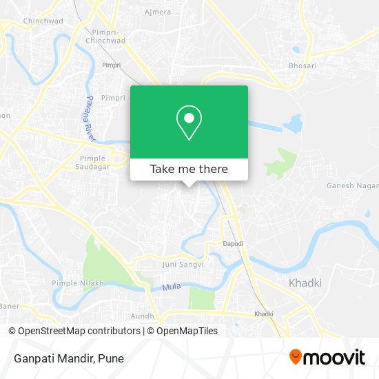 Ganpati Mandir map