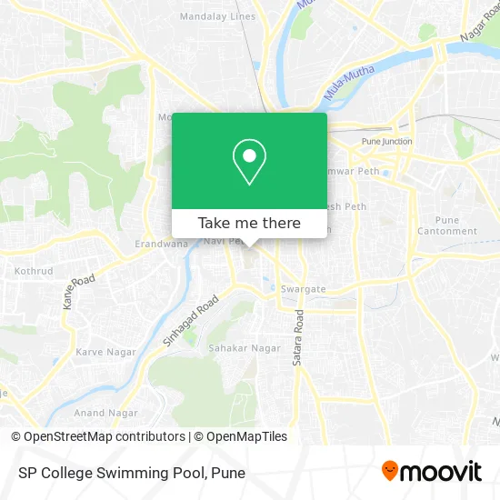 SP College Swimming Pool map