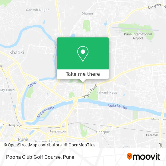 Poona Club Golf Course map