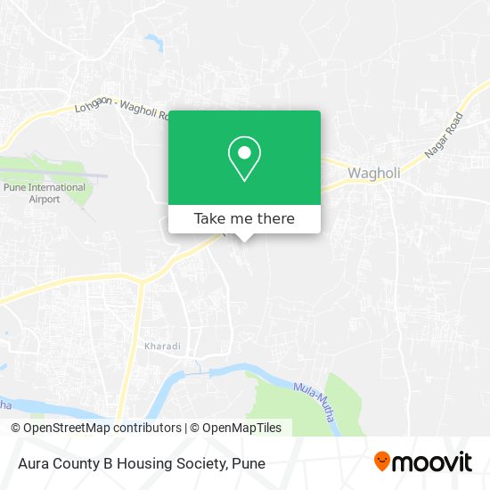 Aura County B Housing Society map
