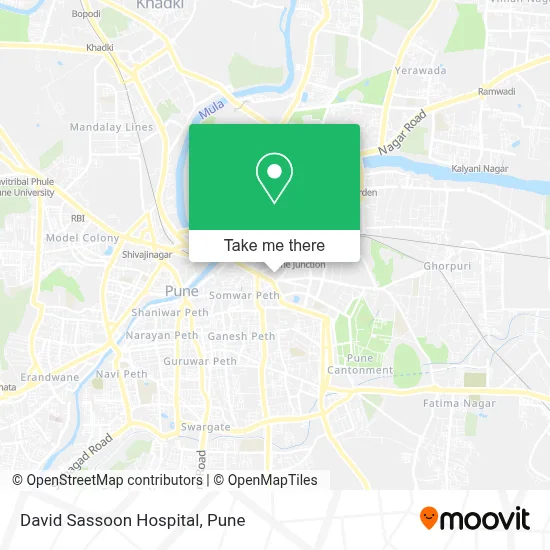 David Sassoon Hospital map