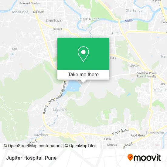 Jupiter Hospital map