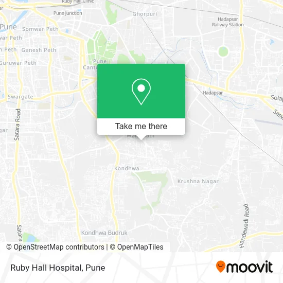 Ruby Hall Hospital map