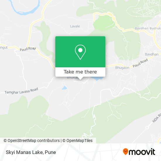 Skyi Manas Lake map