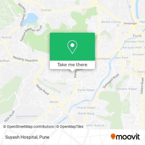 Suyash Hospital map