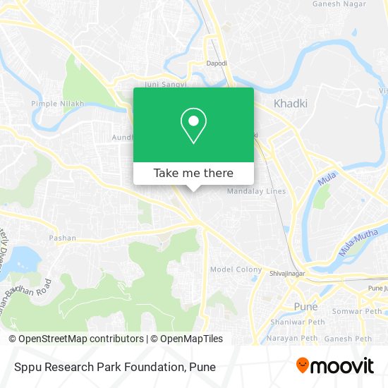 Sppu Research Park Foundation map