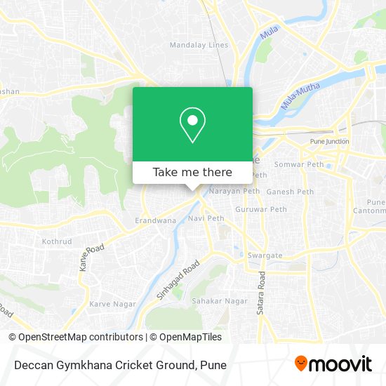 Deccan Gymkhana Cricket Ground map