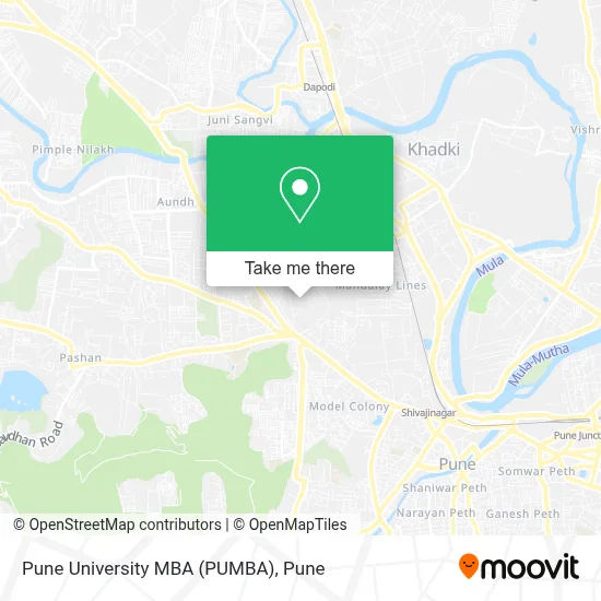 Pune University Mba (Pumba) map