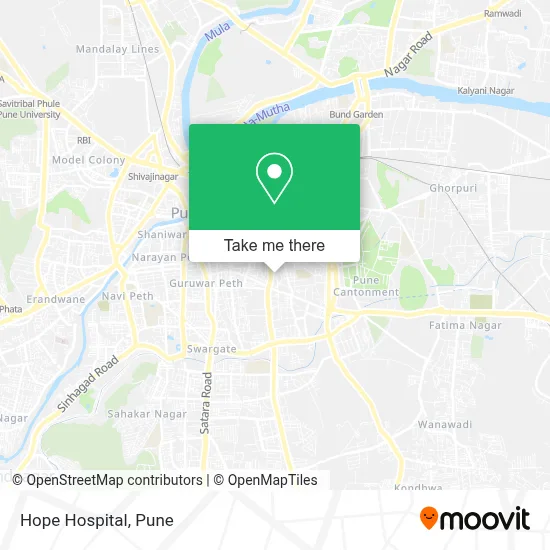 Hope Hospital map