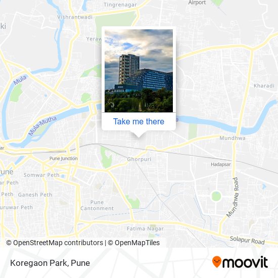 Koregaon Park map