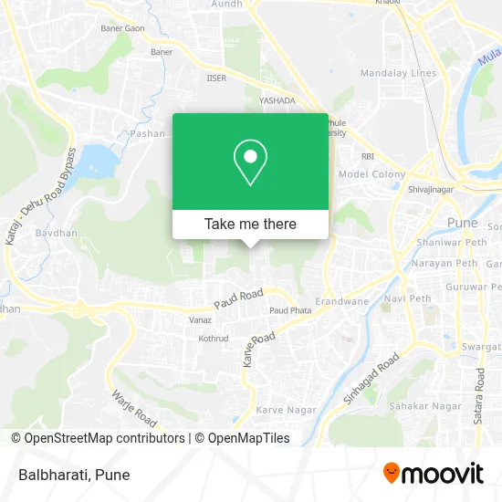 Balbharati map