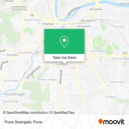 Pune Swargate map
